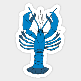 Blue Lobster Sticker